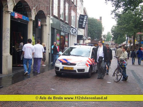 Winkeldief op heterdaad betrapt