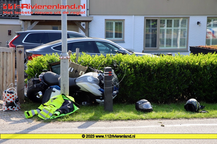 Motorrijder raakt gewond bij ongeval