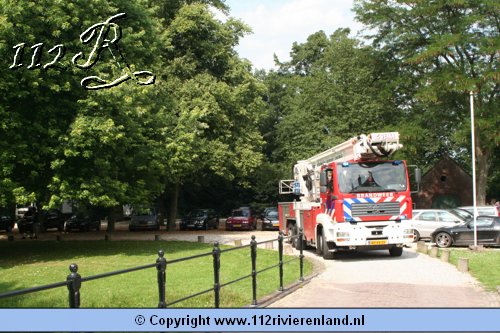 Brand in kasteel Ophemert