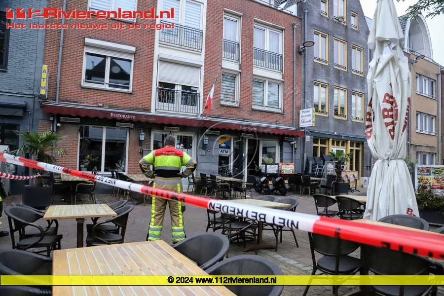Plofkraak pinautomaat bij Pizzeria