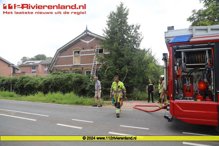Brand in leegstaande woning
