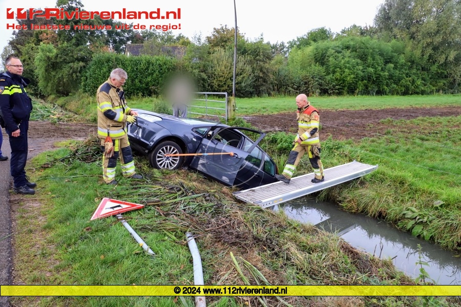 Dagje vissen eindigt in het water