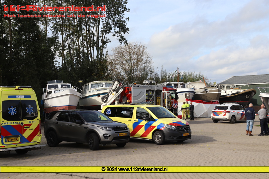 Hulpdiensten uitgerukt naar de jachthaven