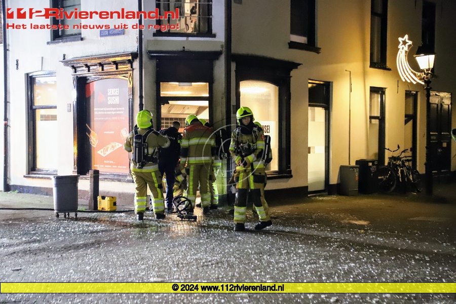 Explosie bij Sushi winkel