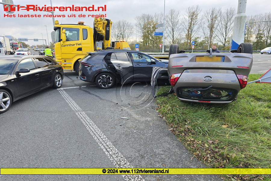 Ongeval op de Prins Willem Alexanderweg