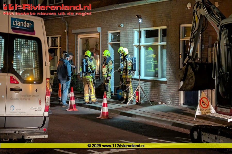 Gaslekkage aan de Binnenmolenstraat