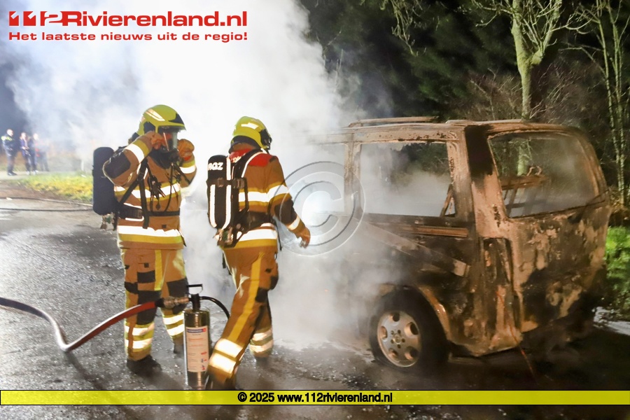 Autobrand aan de Dalwagen