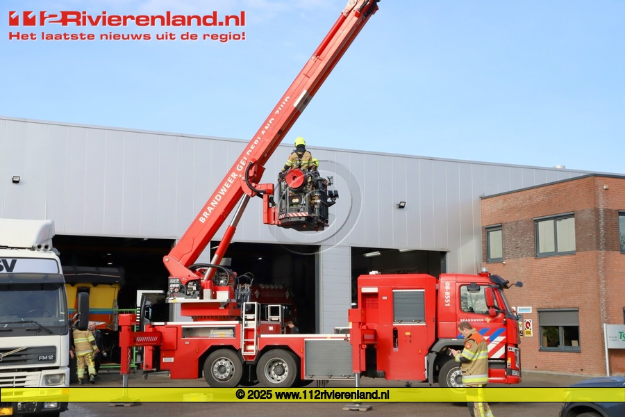 Industriebrand valt mee