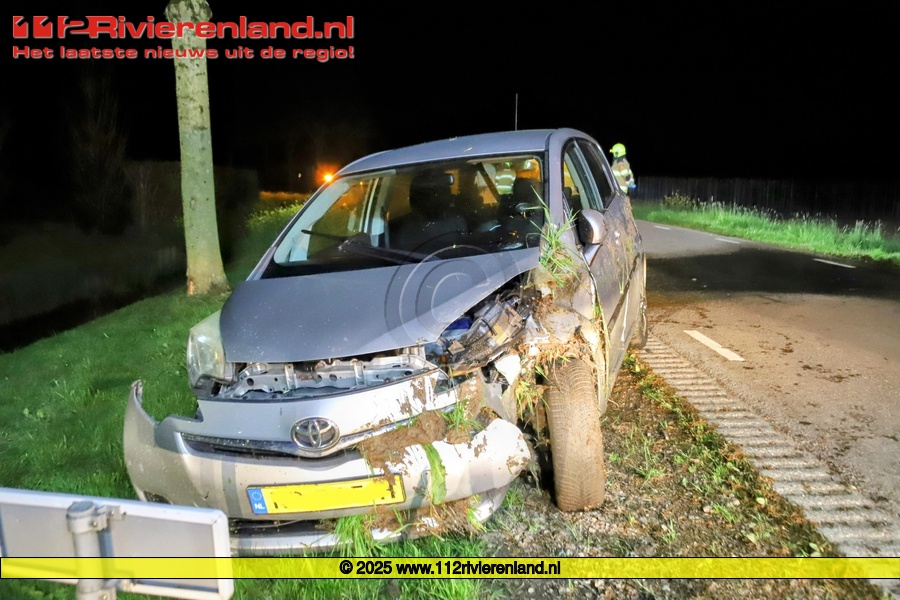 Eenzijdig ongeval aan de Dalwagen
