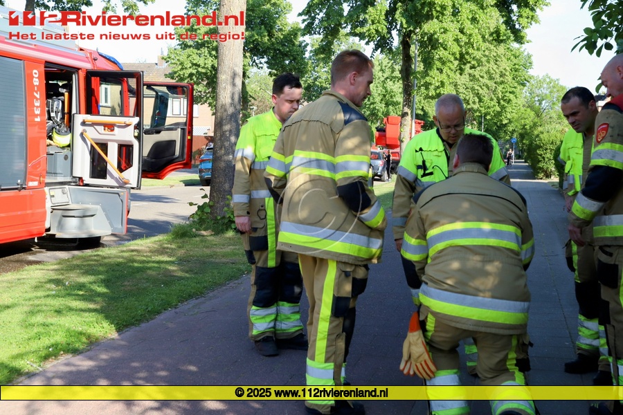 Kleine brand op slaapkamer