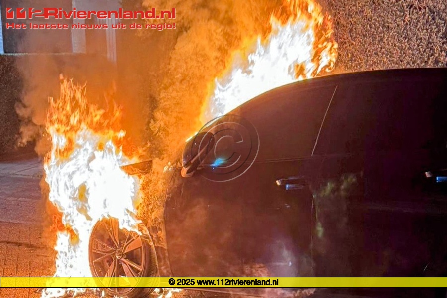 Auto verloren bij autobrand