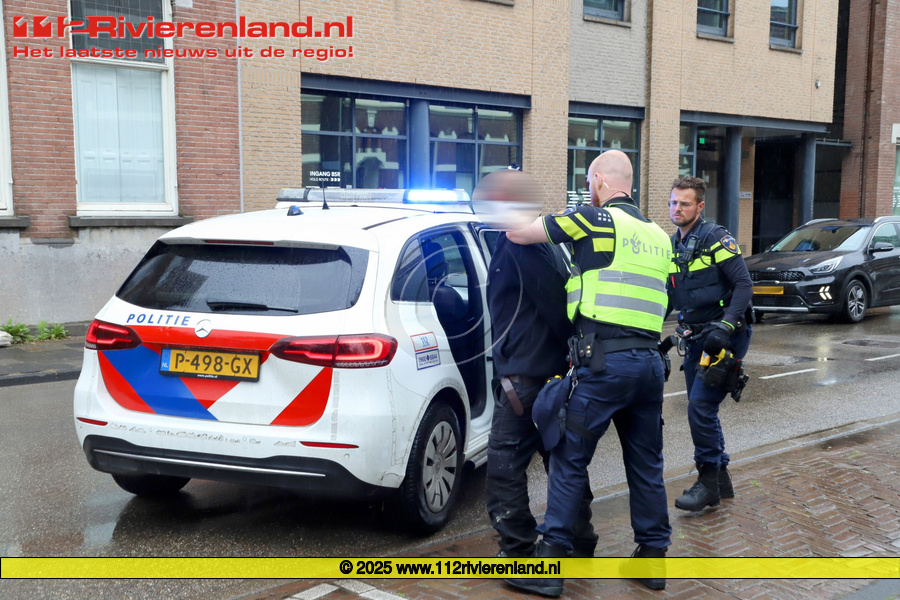 Aanhouding na melding steekincident