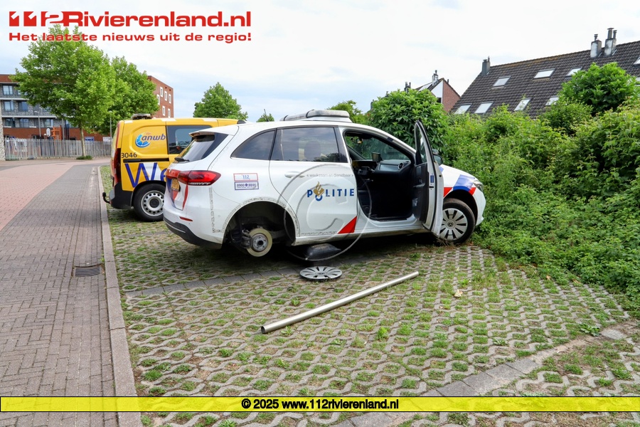 Inbrekers ontkomen aan de politie