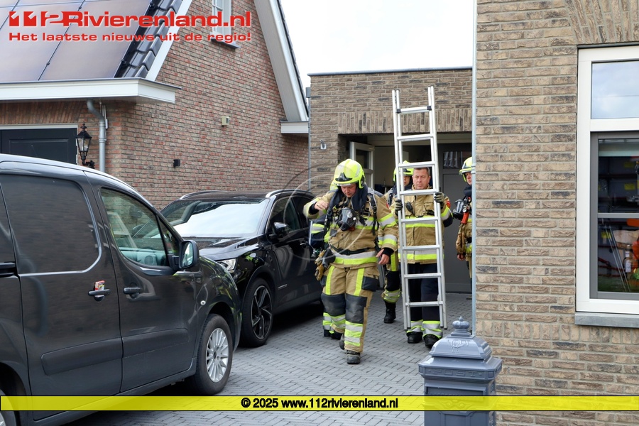 Brandje in kachelpijp
