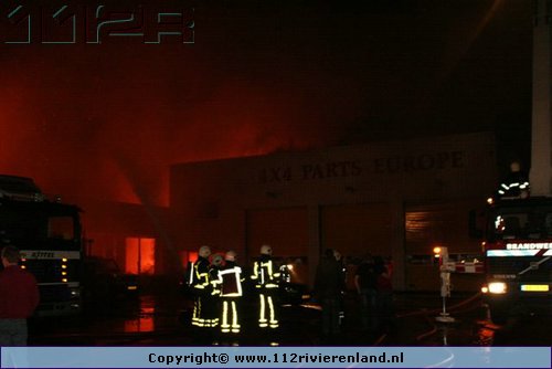 Zeer grotebrand industrieterrein