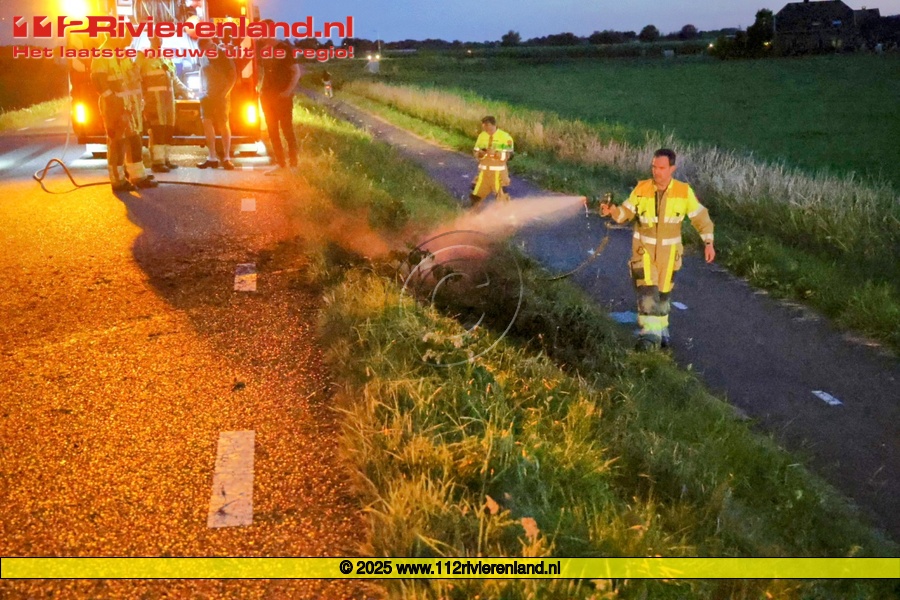Bermbrand aan de Korendijk