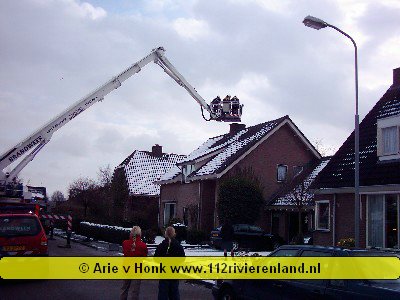 Gameren - Schoorsteenbrandje