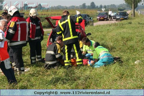 Aanrijding tussen twee auto`s
