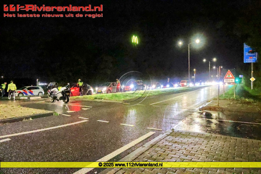 Avezaath - Grote verkeerscontrole op de N834