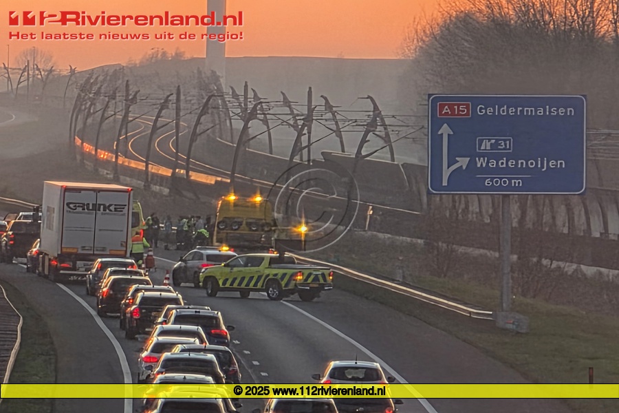Kapel Avezaath - Ongeval op de A15