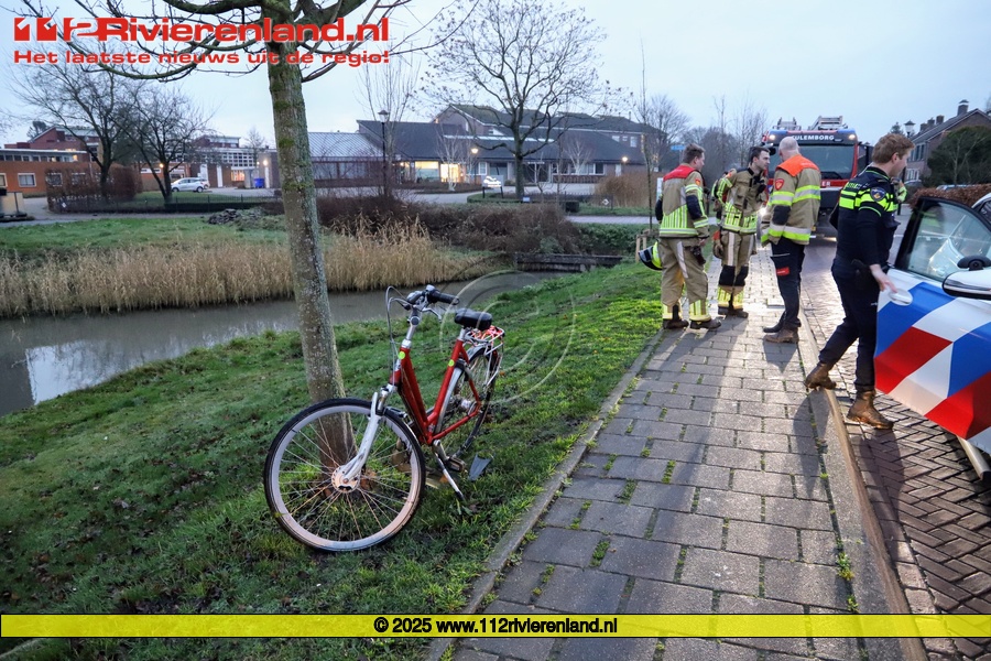 Fiets in het water aangetroffen