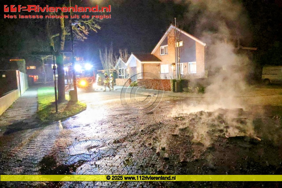 Buitenbrand ondanks cameratoezicht
