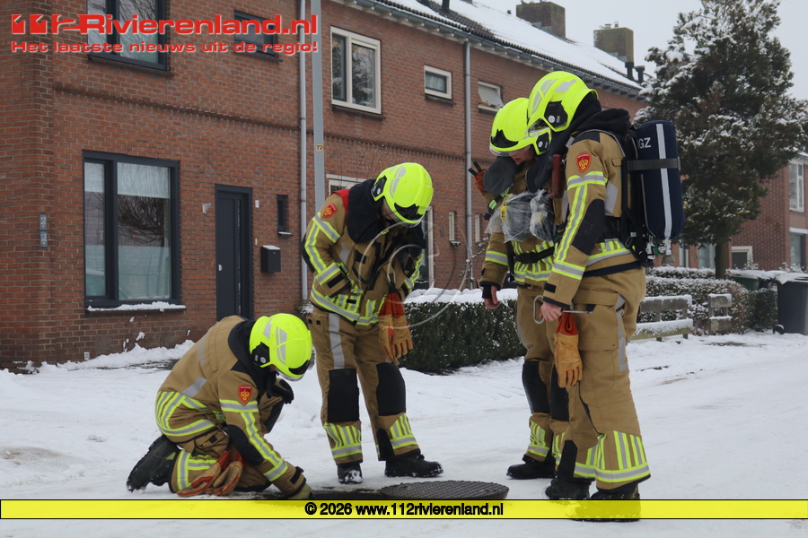 Brandweer onderzoekt stankoverlast Joachim van Hoemenstraat