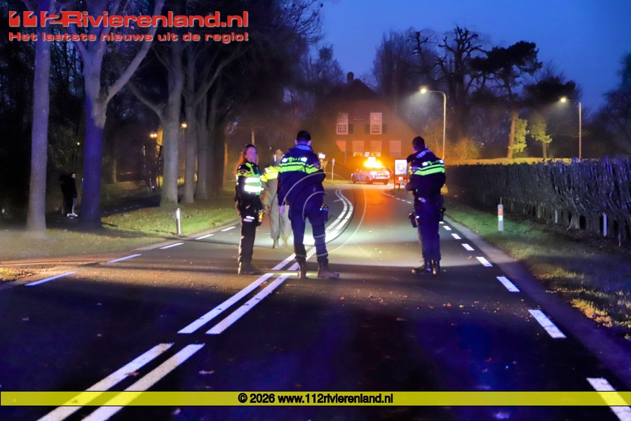 Motorrijder verongelukt op N834