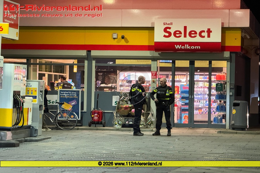 Overval op Shell tankstation