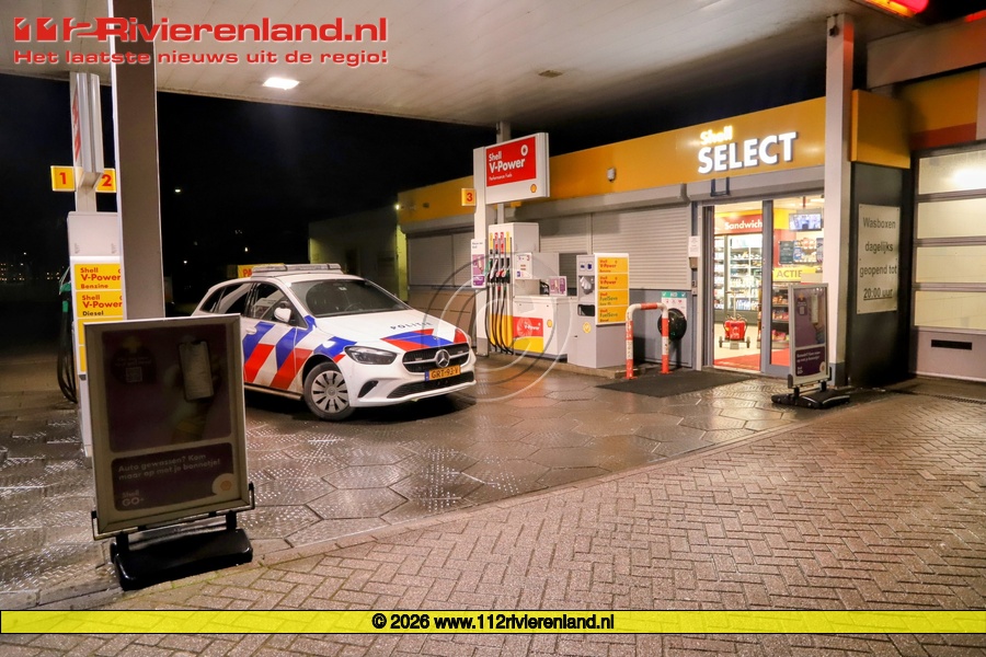 Overval bij tankstation aan de Nieuwe Tielseweg