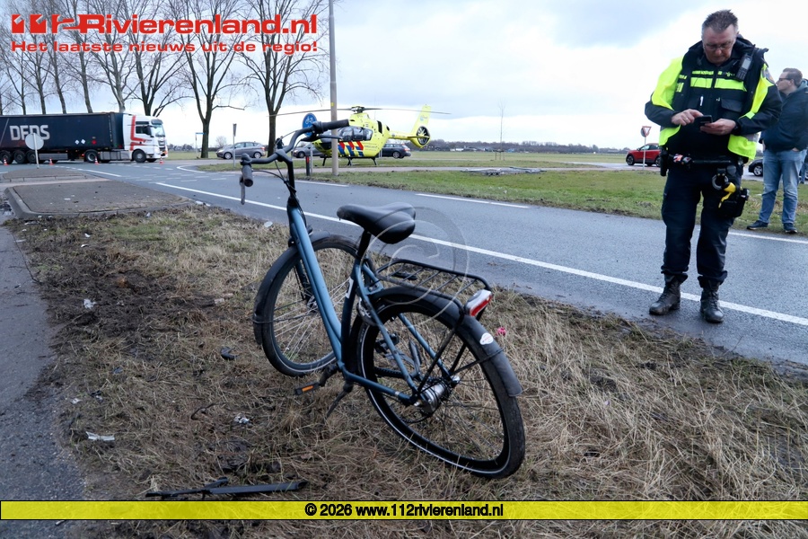 Vuren - Fietser met spoed overgebracht naar Ziekenhuis