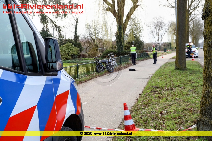 Fatbiker bots op fietser