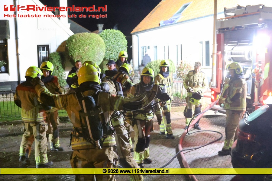 Asbest vrijgekomen bij brand