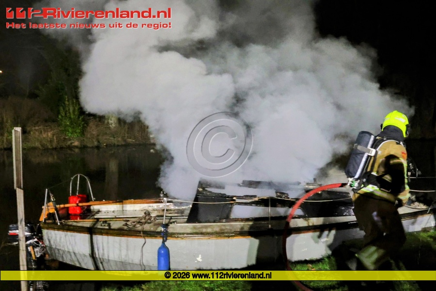 Jacht in brand