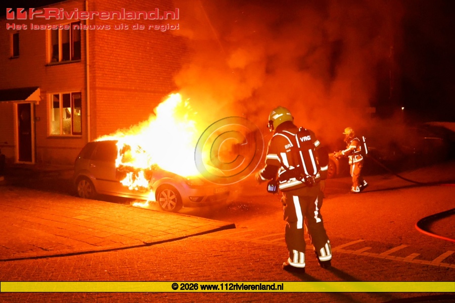 Autobrand aan de Notarisappel