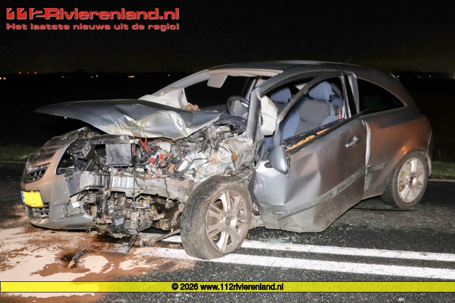 Eenzijdig ongeval op de N835