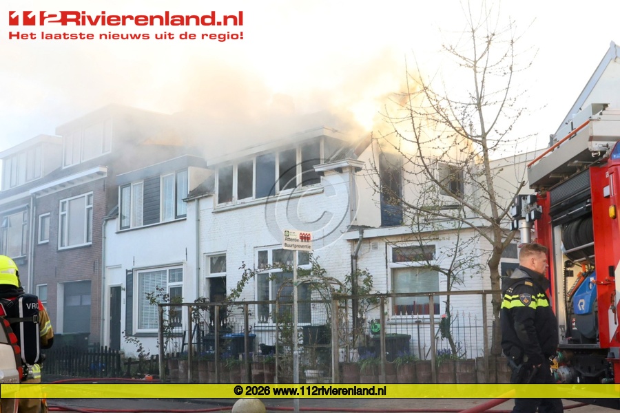 Grote brand aan de Hoveniersweg