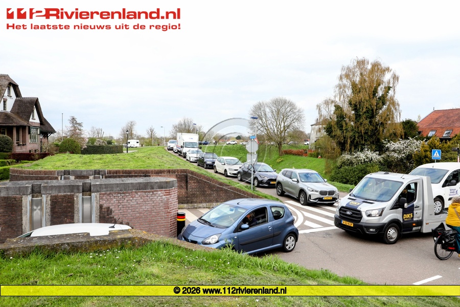 Verkeerschaos bij veerpont