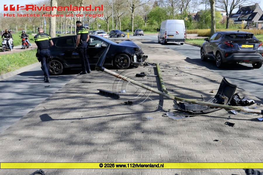 Ongeval op de Rivierenlandlaan