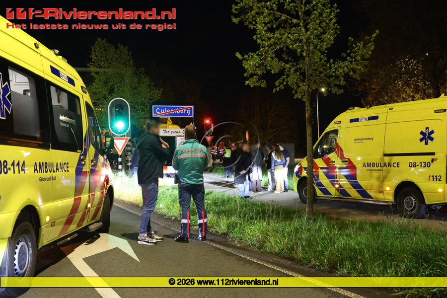 Ongeval met platte kar van voetbal vereniging