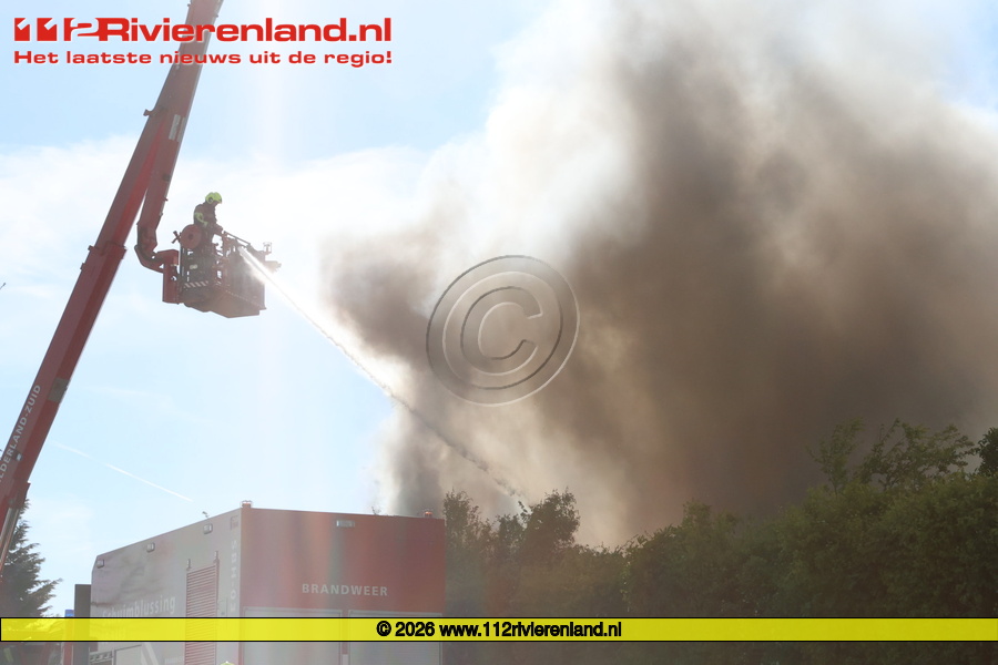 Schuurbrand aan de Stationsweg