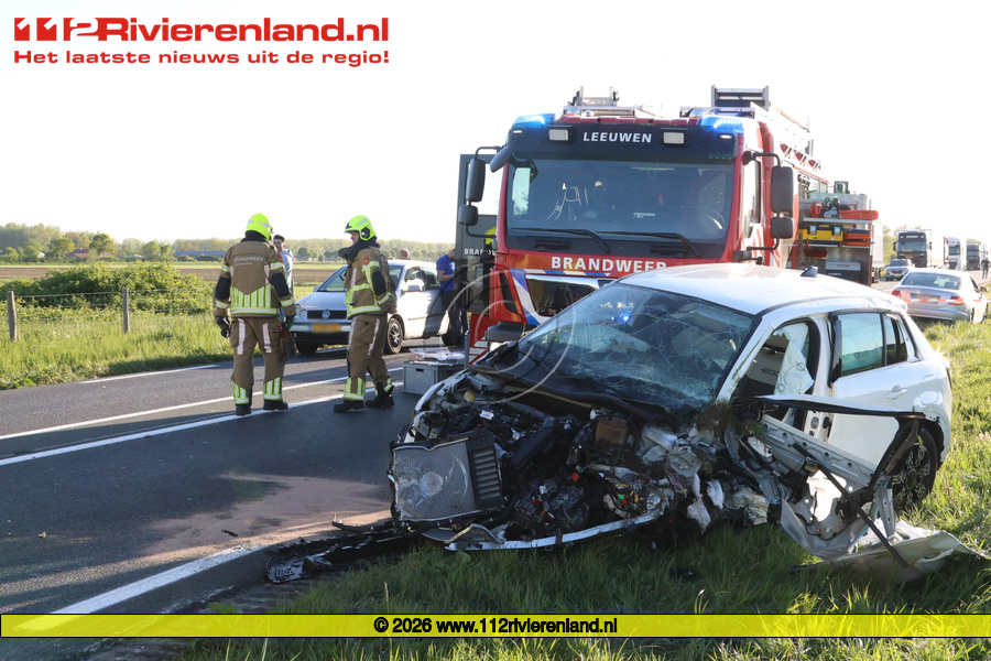 Beneden Leeuwen - Dodelijk ongeval op de Maas en Waalweg