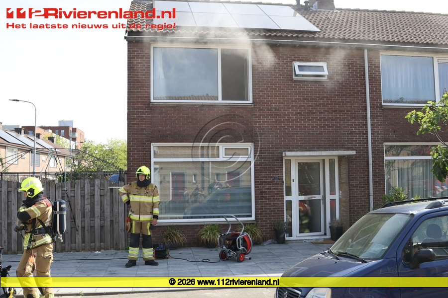 Woningbrand aan de Jelis van Riemsdijklaan