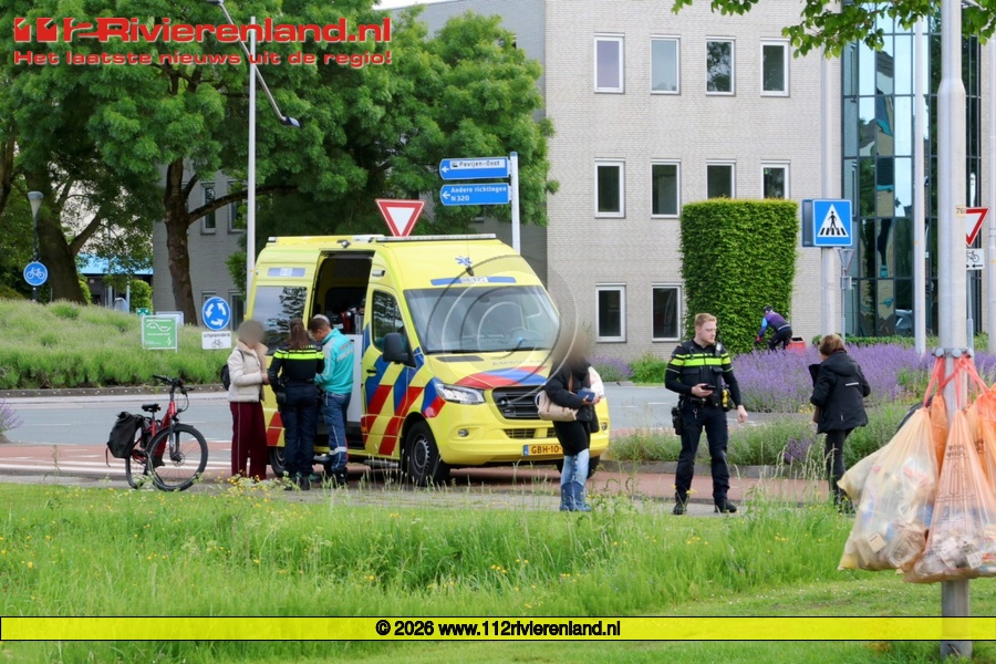 Vrouw gewond bij ongeval