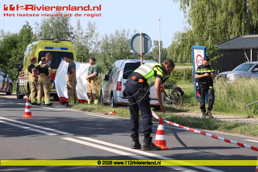 80-jarige fietser uit Tiel overleden bij ongeval op N835