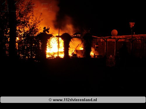 Brand op camping