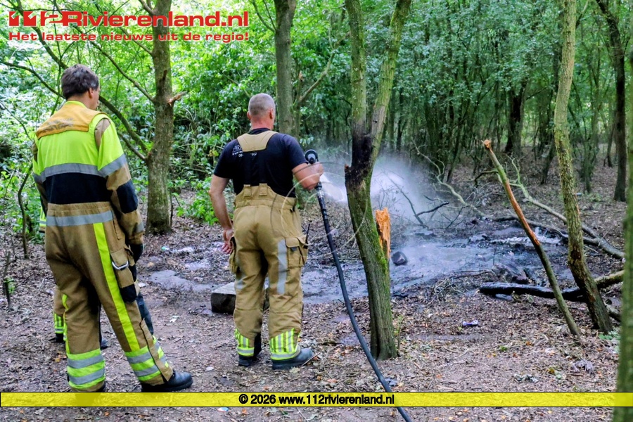 Buitenbrand aan de Echteldsedijk