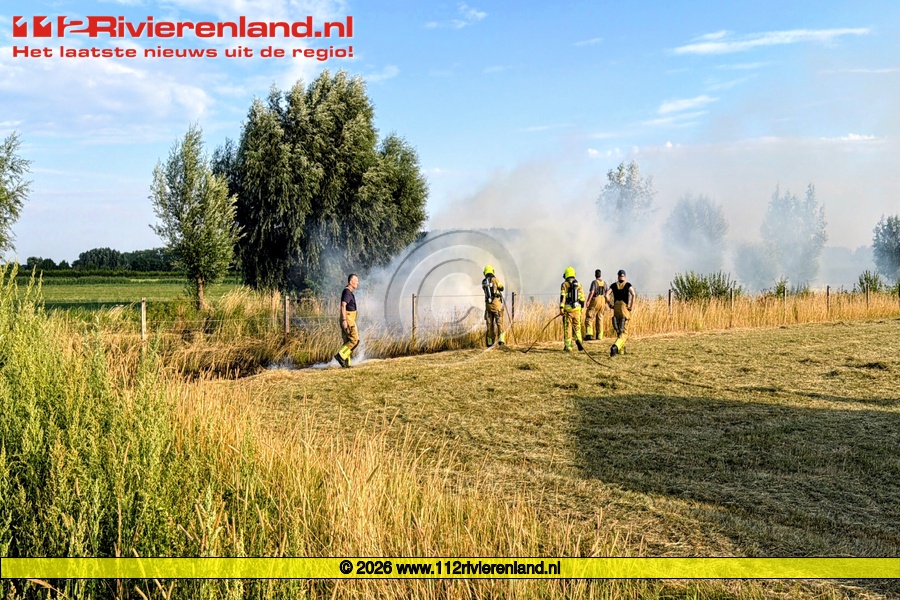 Bermbrand aan de Rijnbandijk
