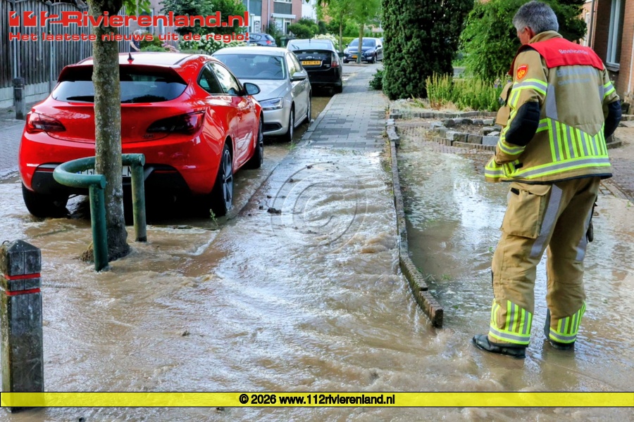 Scooterbrand eindigt met waterlek