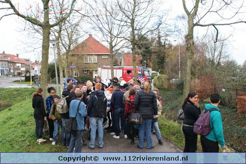Persoon te water Achter de Raaf